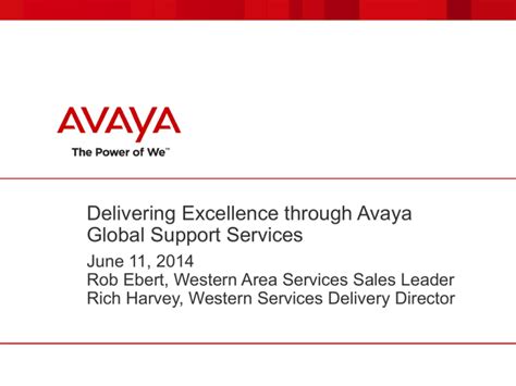 seattle avaya support